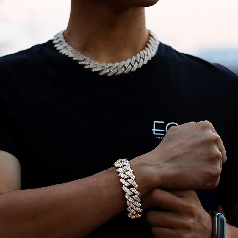 Chunky Cuban link bracelet