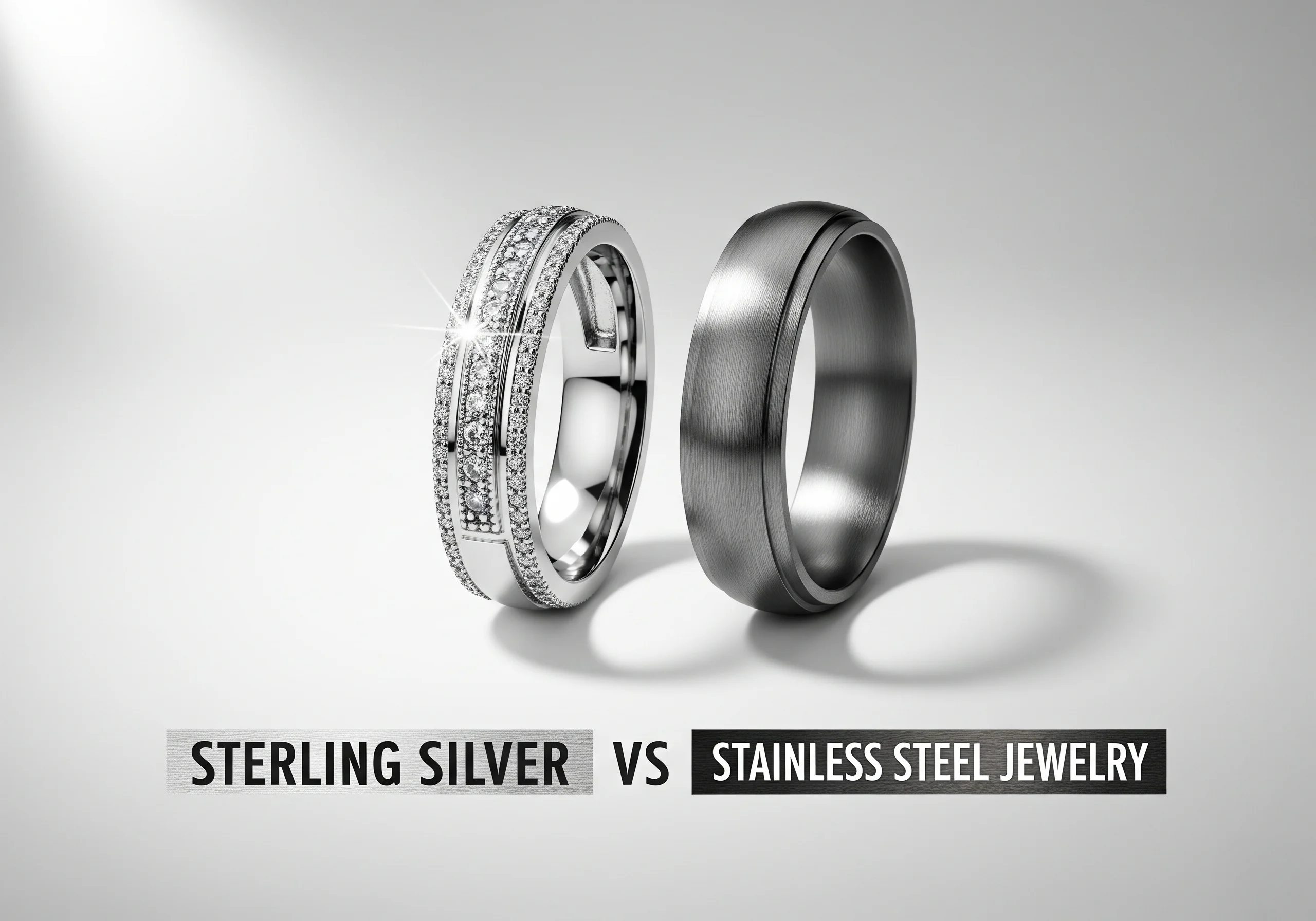 Sterling Silver vs Stainless Steel Jewelry: What’s the Difference?