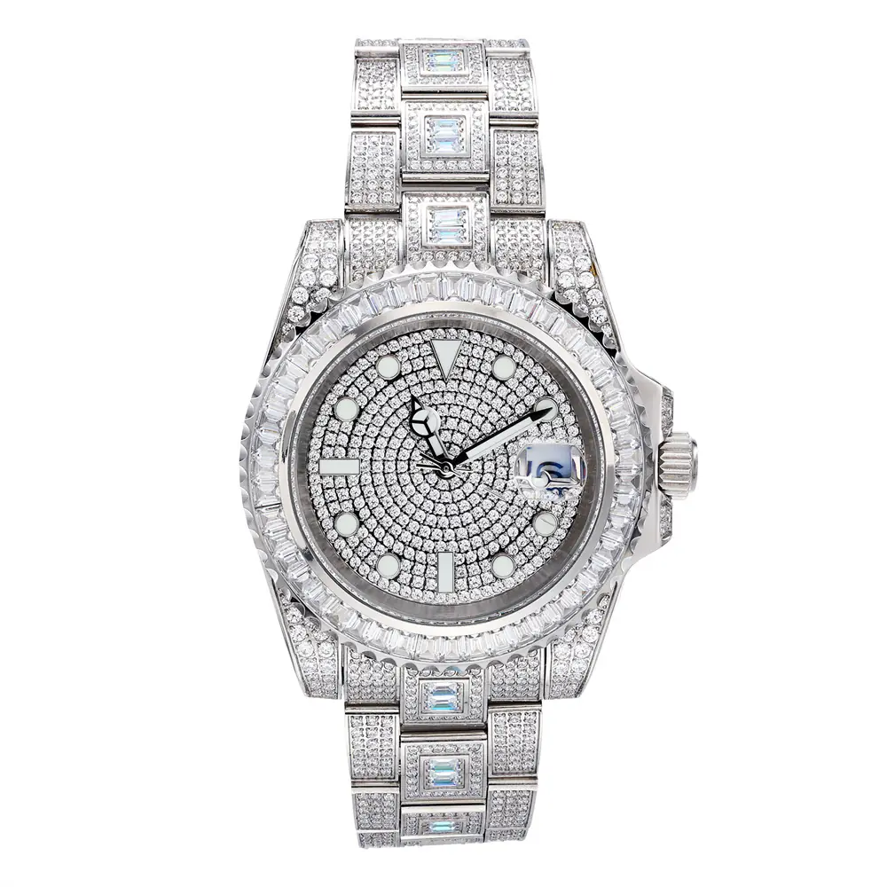 Stainless Steel Round Dial With Metal Strap Quartz Watch Silver